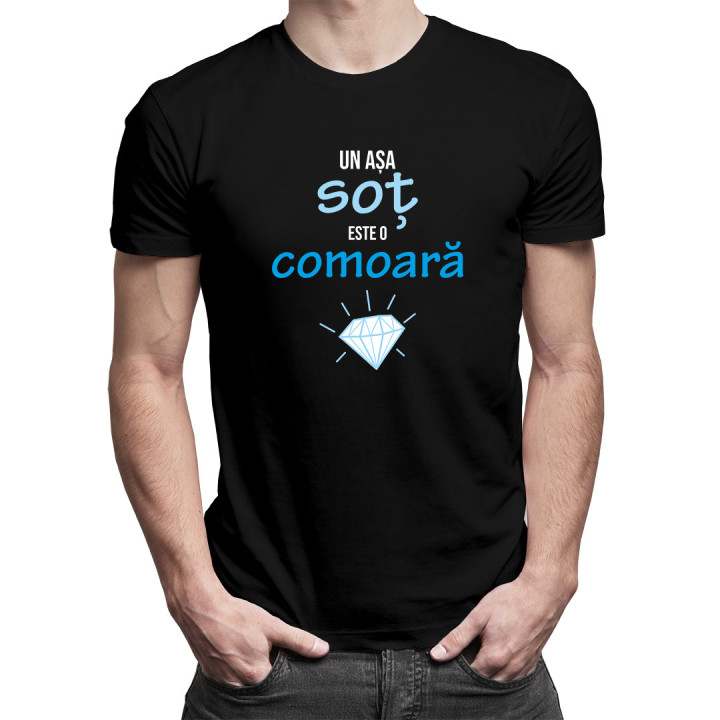 Un așa soț este o comoară -  tricou pentru bărbați cu imprimeu