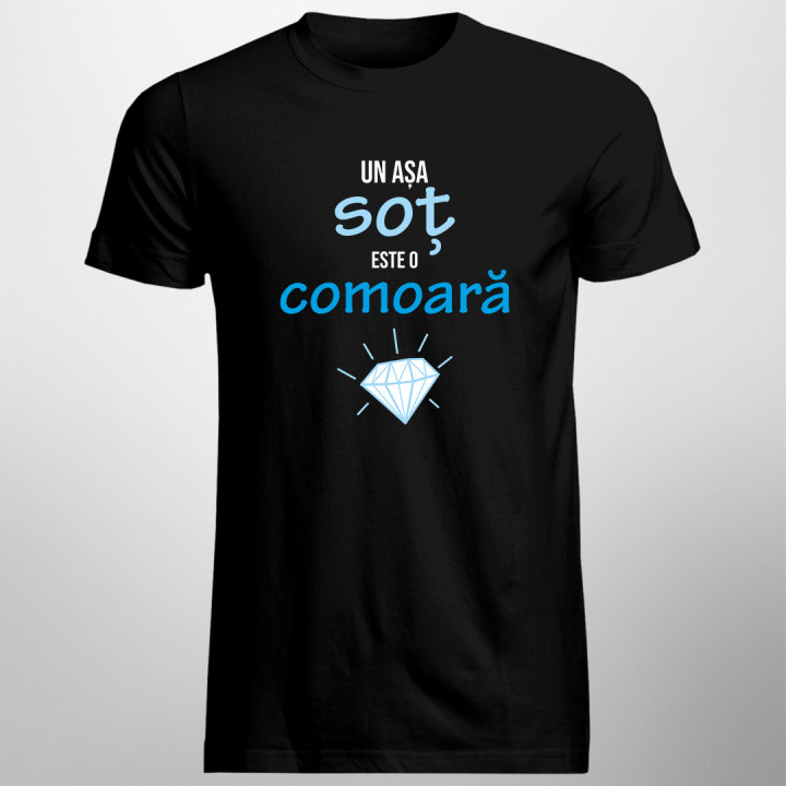 Un așa soț este o comoară -  tricou pentru bărbați cu imprimeu