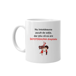 DE DRAGOSTE PENTRU TINE înnebunesc - cană