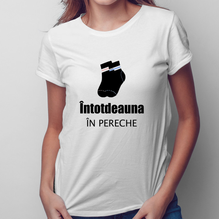 Soție fericită  - T-shirt pentru femei cu imprimeu