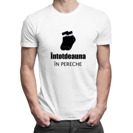 Întotdeauna în pereche - șosete - T-shirt pentru bărbați cu imprimeu
