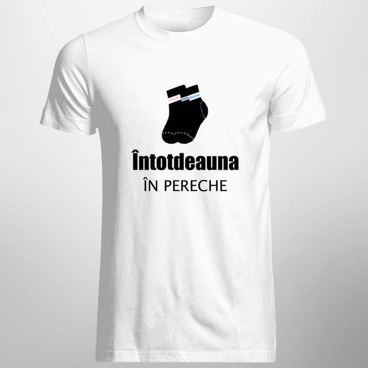 Întotdeauna în pereche - șosete - T-shirt pentru bărbați cu imprimeu