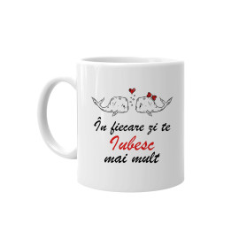 Totul se învârte când te sărut - cană