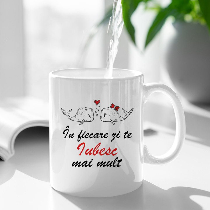 Totul se învârte când te sărut - cană