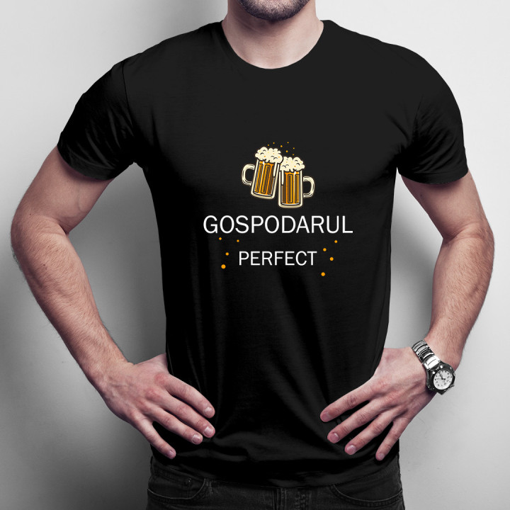 Gospodarul perfect -  tricou pentru bărbați cu imprimeu