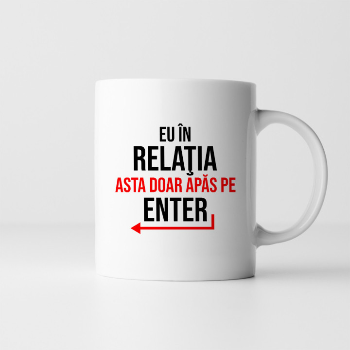 Sunt ca și cafeaua: tare, fierbinte și nu te las să dormi noaptea - cană