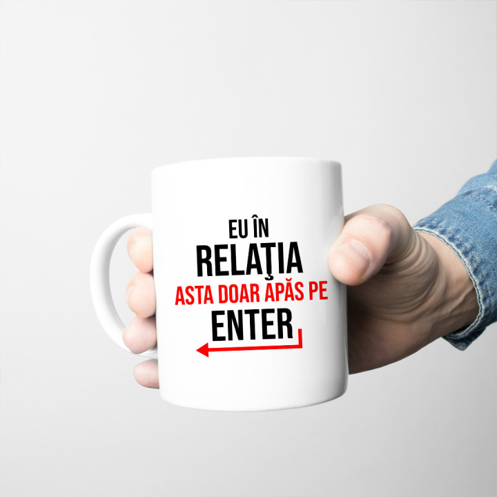 Sunt ca și cafeaua: tare, fierbinte și nu te las să dormi noaptea - cană