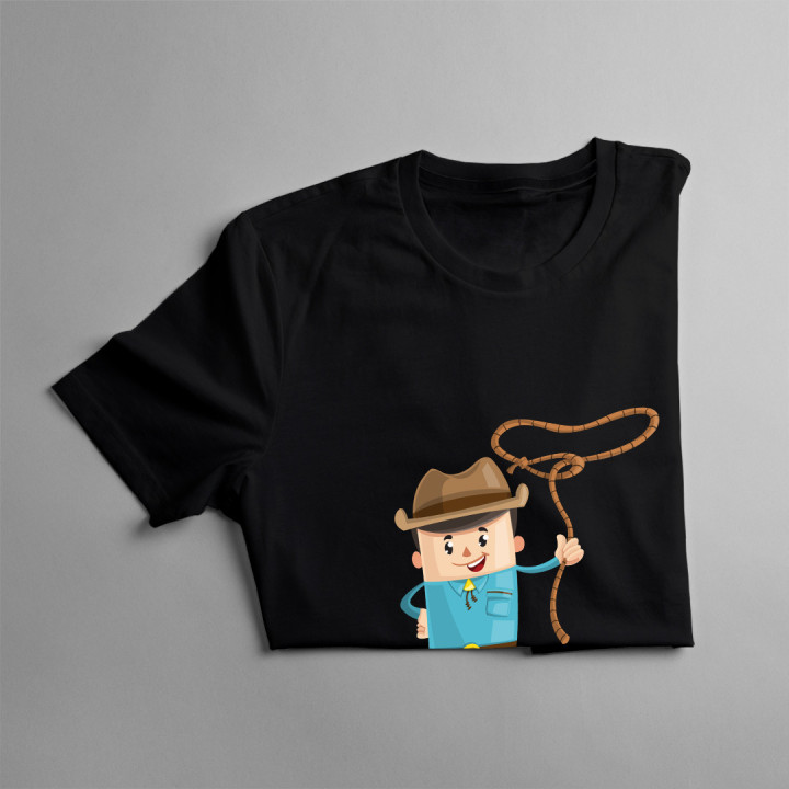 Soţul mătură -  tricou pentru bărbați cu imprimeu