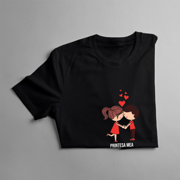 Prinţesa mea preferată este iubita mea -  tricou pentru bărbați cu imprimeu