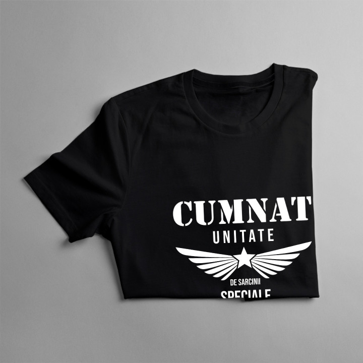 Cumnat - unitate de sarcinii speciale -  tricou pentru bărbați cu imprimeu