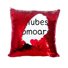 Te iubesc, Comoară - PERNĂ CU PAIETE