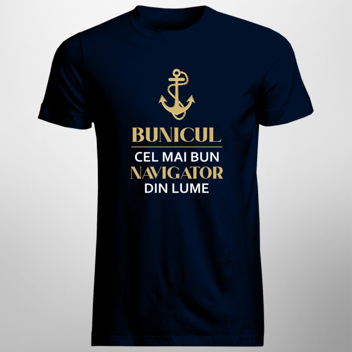 Bunicul nu întreabă, bunicul nu strică -  tricou pentru bărbați cu imprimeu