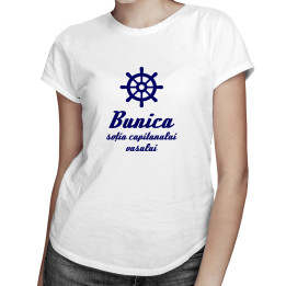 Bunica - soția capitanului vasului  - T-shirt pentru femei cu imprimeu
