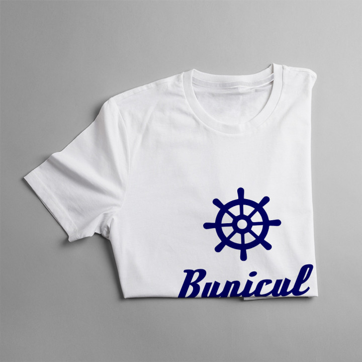 Bunicul - căpitanul vasului  - T-shirt pentru bărbați cu imprimeu