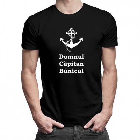 Domnul Căpitan Bunicul - tricou pentru bărbați cu imprimeu