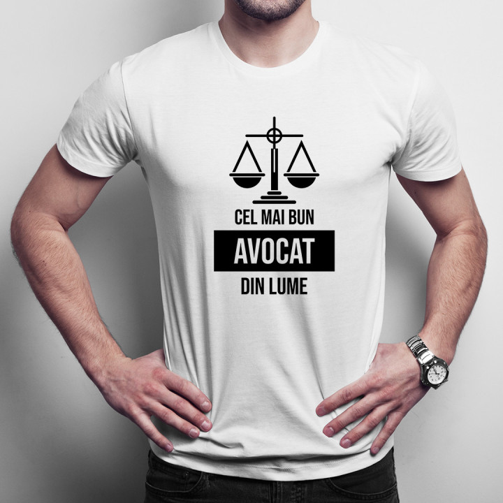 Cel mai bun avocat din lume  - T-shirt pentru bărbați cu imprimeu