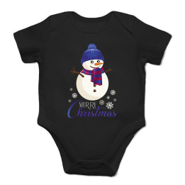 Merry Christmas - om de zăpadă - body pentru copii