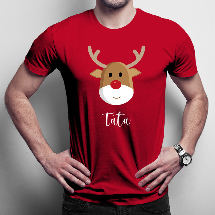 Tricou cu ren - tata -  tricou pentru bărbați cu imprimeu