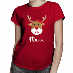 Tricou cu ren - mama - tricou pentru femei cu imprimeu