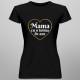 Mama cu o inima de aur - tricou pentru femei cu imprimeu