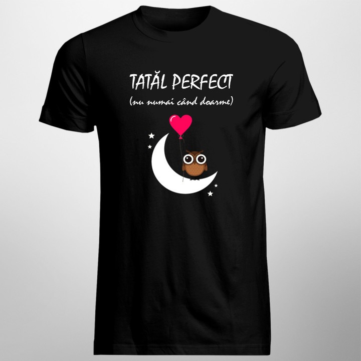 Tatăl perfect (nu numai când doarme) -  tricou pentru bărbați cu imprimeu