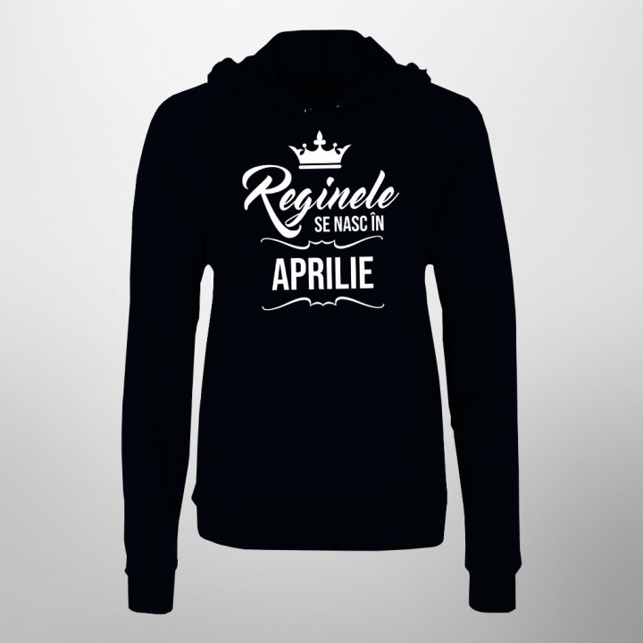 REDUCERI! Reginele se nasc în aprilie - bluză de damă cu imprimeu