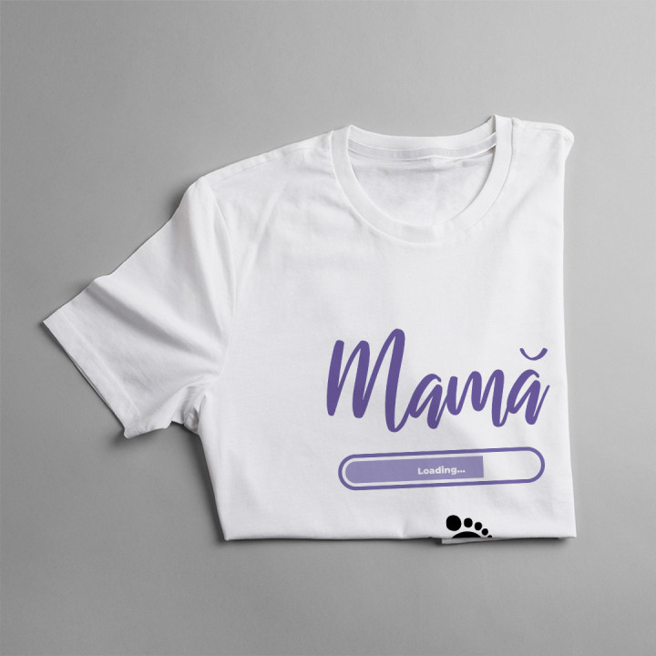 Mamă loading ...  - T-shirt pentru femei cu imprimeu