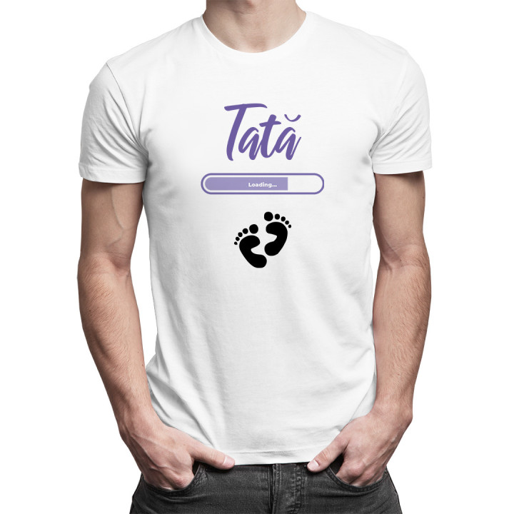 Tată loading ... - T-shirt pentru bărbați cu imprimeu