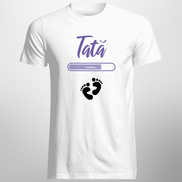 Tată loading ... - T-shirt pentru bărbați cu imprimeu