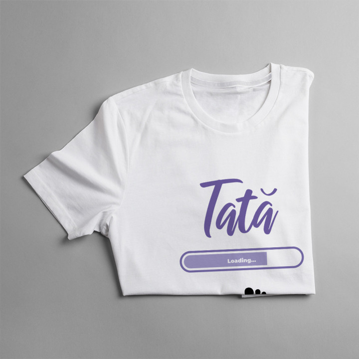 Tată loading ... - T-shirt pentru bărbați cu imprimeu