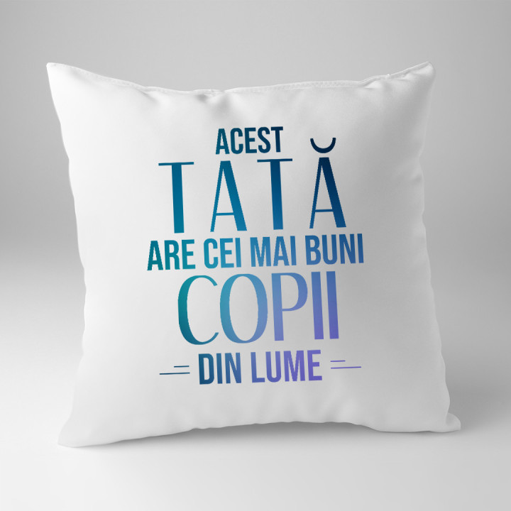 Acest tată are cei mai buni copii din lume - pernă