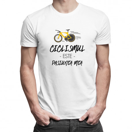Ciclismul este pasiunea mea- T-shirt pentru bărbați cu imprimeu - produs personalizat