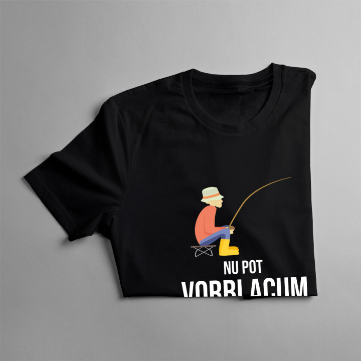 Nu pot vorbi acum, am pe cineva pe cealaltă linie -  tricou pentru bărbați cu imprimeu