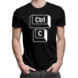 Ctrl+C - tricou pentru bărbați cu imprimeu