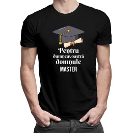 Domnule Master -  tricou pentru bărbați cu imprimeu