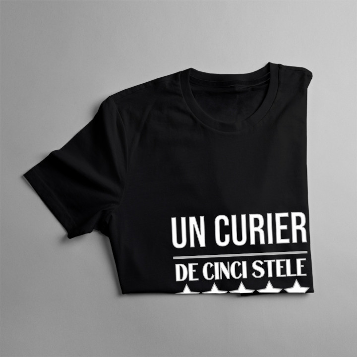 Un curier de cinci stele -  tricou pentru bărbați cu imprimeu