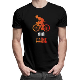 Nu am frâne -  tricou pentru bărbați cu imprimeu