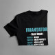 Faianțator - tarif orar - tricou pentru bărbați cu imprimeu