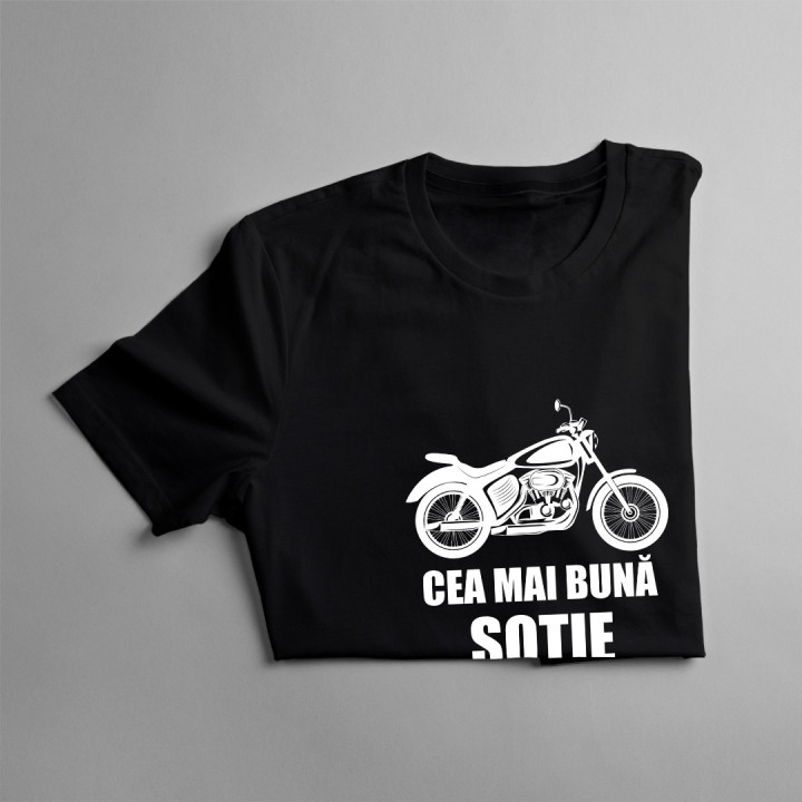 Născută pentru a conduce o motocicletă, forțată să lucreze - tricou pentru femei cu imprimeu