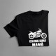 Cea mai bună mamă conduce o motocicletă - tricou pentru femei cu imprimeu