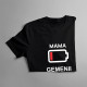 Mamă de gemeni – baterie - tricou pentru femei cu imprimeu