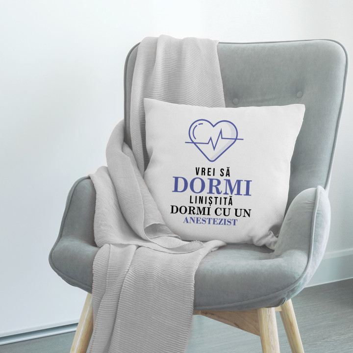 Vrei să dormi liniștită? Dormi cu un anestezist - pernă