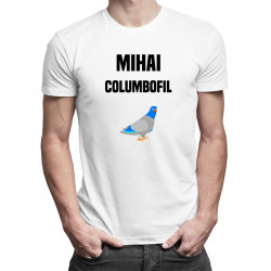 (NUME) columbofil - tricou pentru bărbați cu imprimeu - produs personalizat