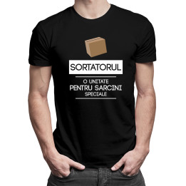Sortatorul - o unitate pentru sarcini speciale -  tricou pentru bărbați cu imprimeu
