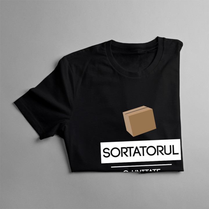 Sortatorul - o unitate pentru sarcini speciale -  tricou pentru bărbați cu imprimeu