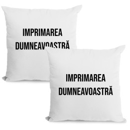 Pernă cu propriul imprimeu față-verso