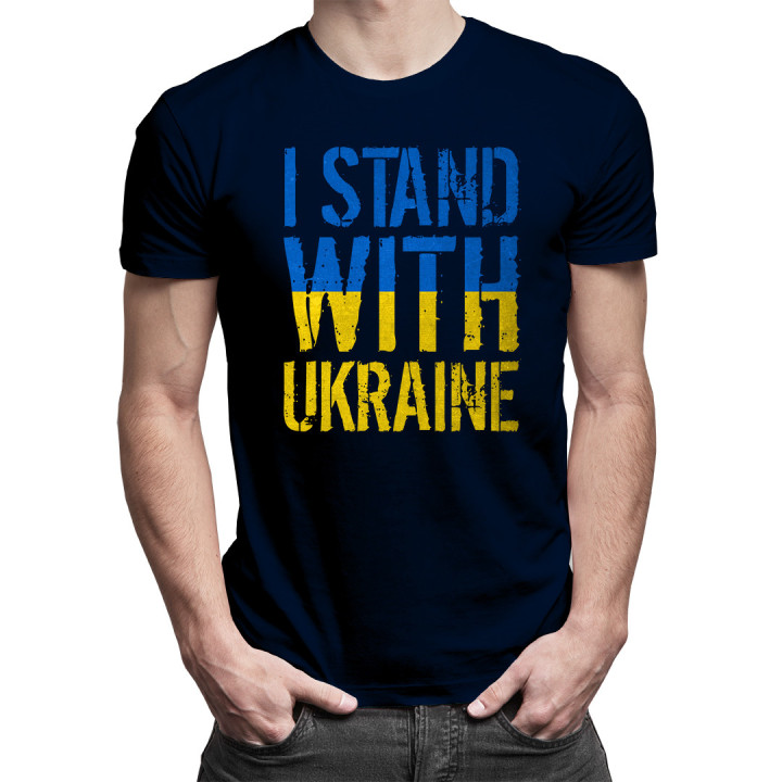 I stand with Ukraine -  tricou pentru bărbați cu imprimeu