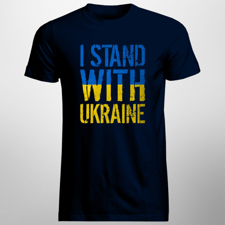 I stand with Ukraine -  tricou pentru bărbați cu imprimeu