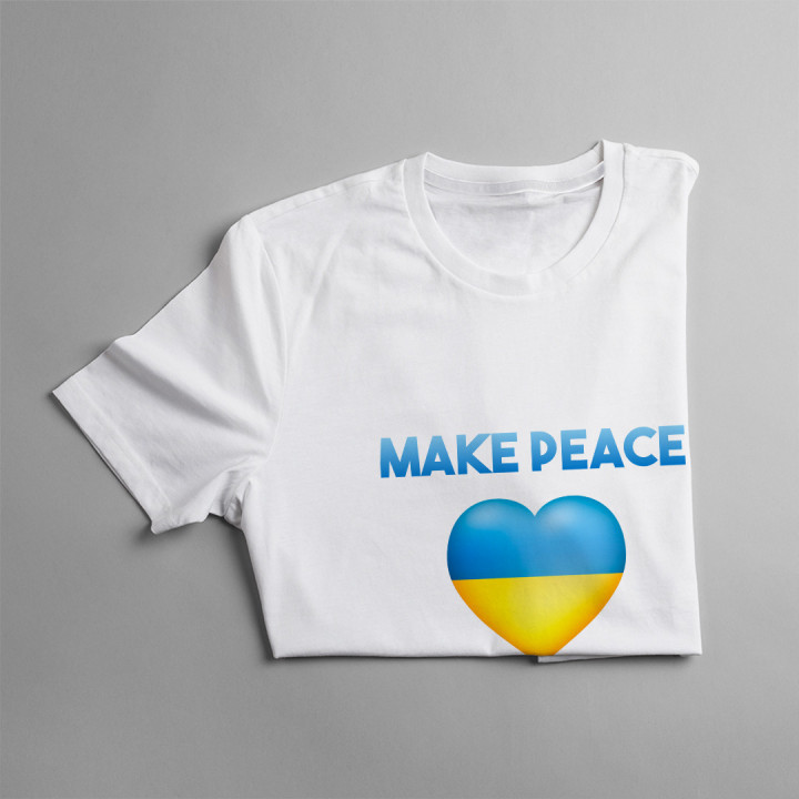 Make peace not war - T-shirt pentru femei cu imprimeu