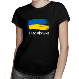 Free Ukraine - tricou pentru femei cu imprimeu